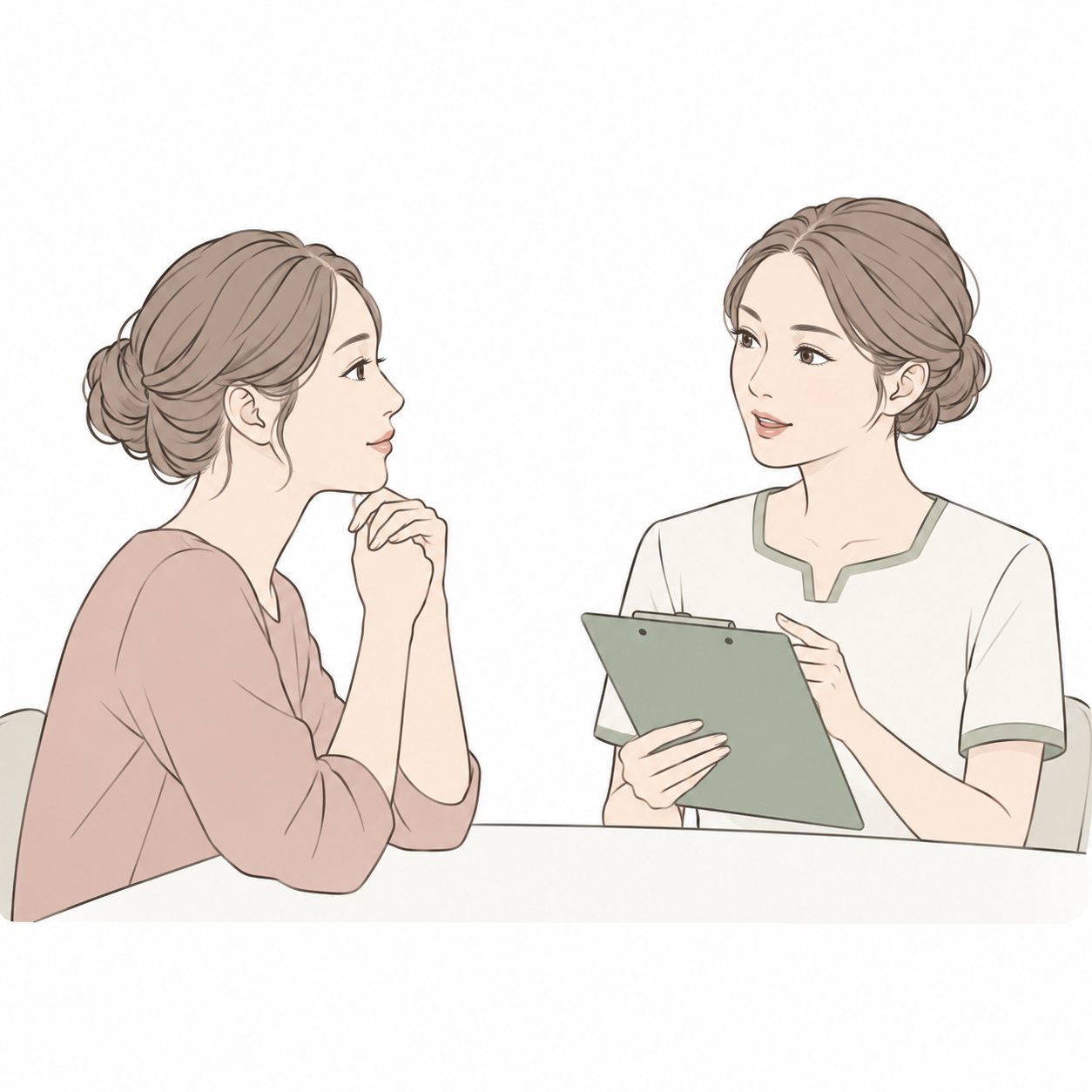 カウンセリングのイメージイラスト